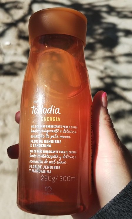 Jabón líquido corporal Tododia Flor de jengibre y mandarina 300ml Natura