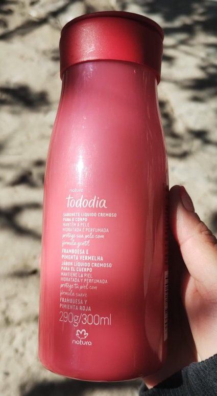 Jabón líquido Corporal Tododia Frambuesa y pimienta roja Natura