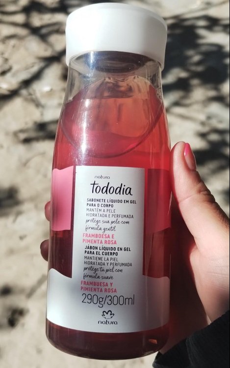 Jabón líquido Corporal Tododia Frambuesa y pimienta rosa 300ml