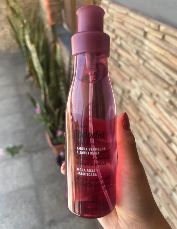 Body Splash Tododia Mora roja y jabuticaba Natura 200ml