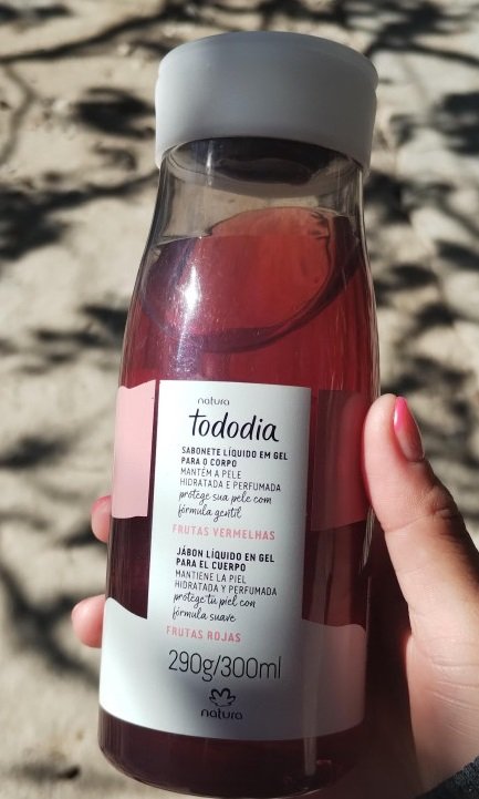 Jabón líquido corporal Tododia Frutas Rojas 300ml Natura