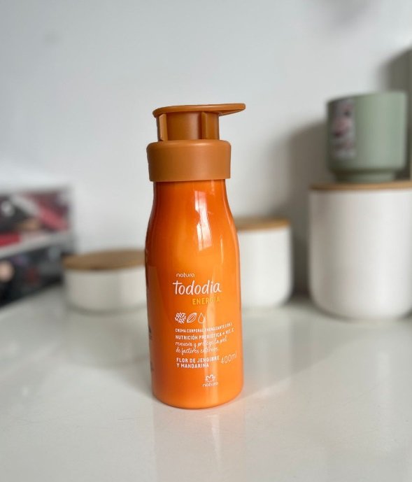 Crema Corporal Tododia Flor de Jengibre y mandarina Natura 400ml