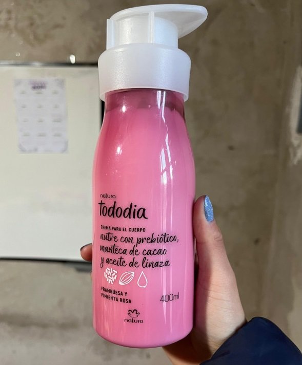 Crema Corporal Tododia Frambuesa y pimienta Rosa 400ml