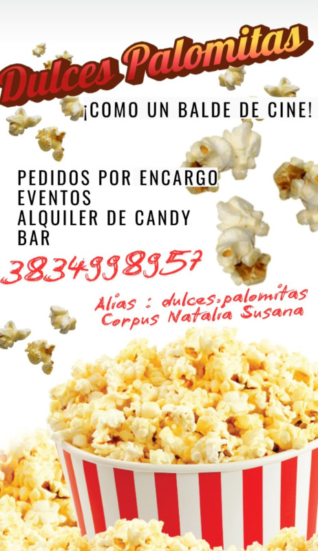 Pochoclos dulces y salados