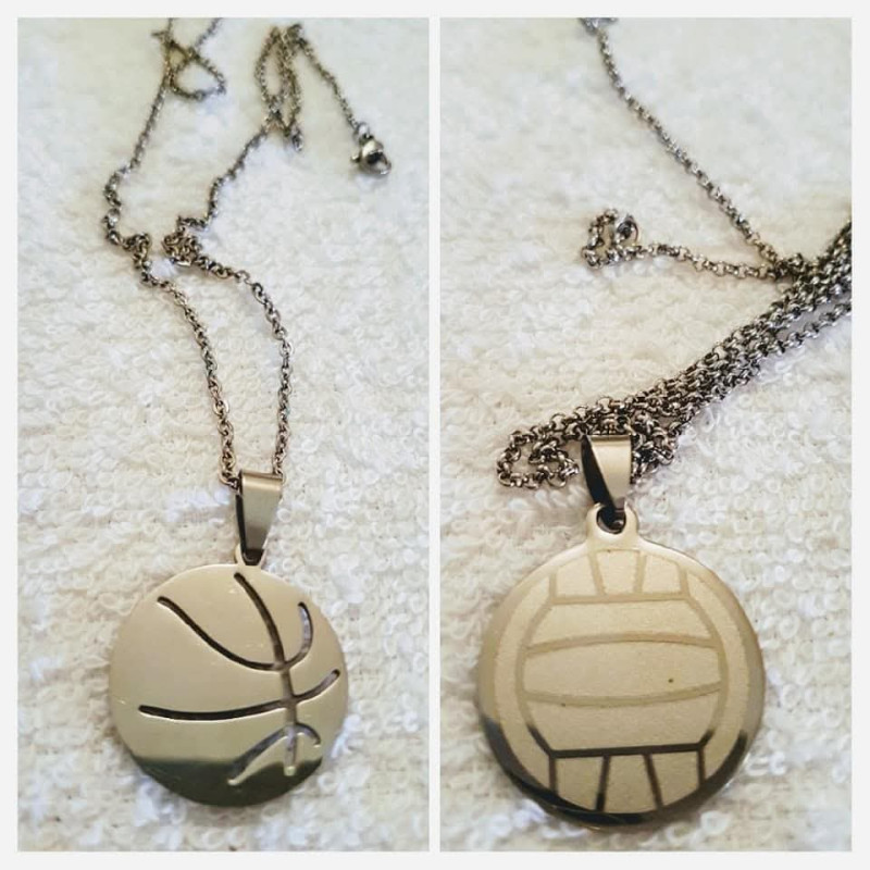 Collar deportes basquet/boley