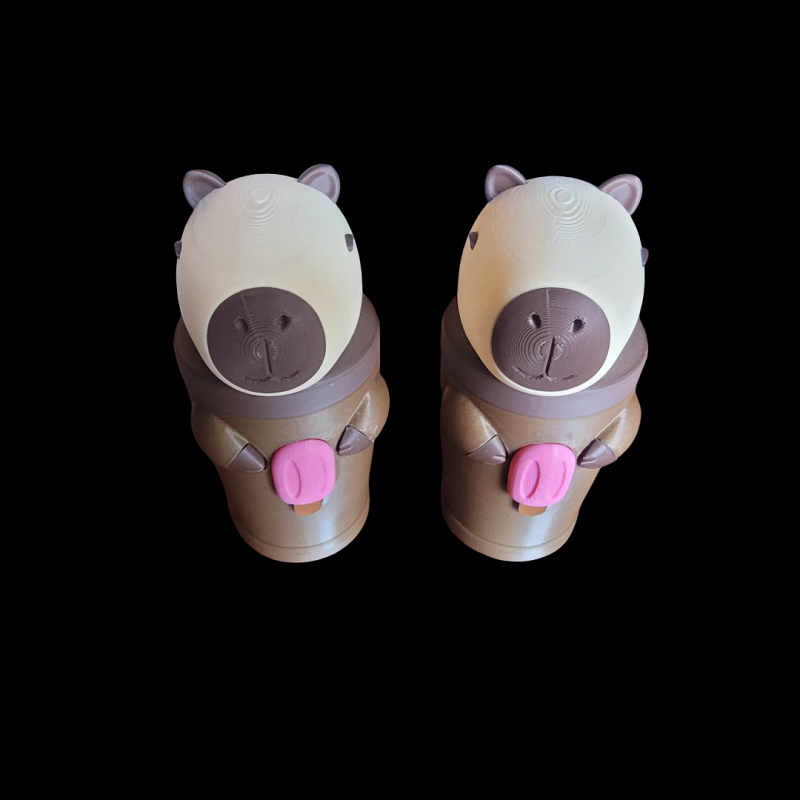 Vaso milkshake capivara