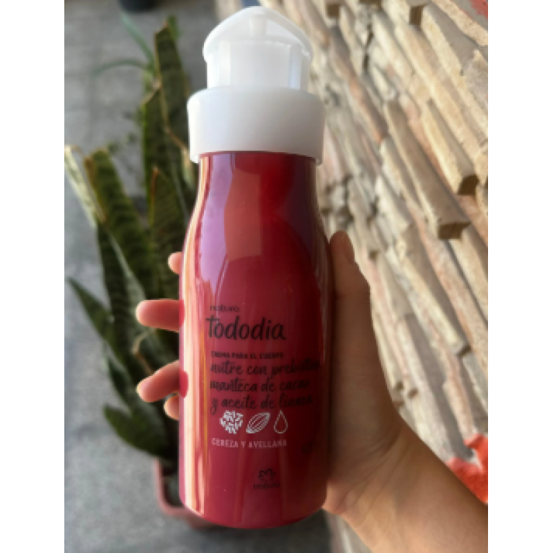 Crema Corporal Tododia Cereza y Avellana Natura 400ml
